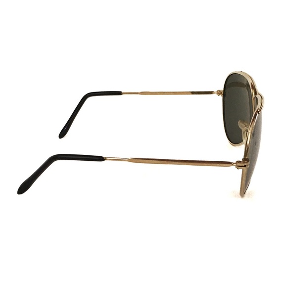 Vtg 70s Foster Grant Deadstock Gold Sunglasses - Picture 3 of 3